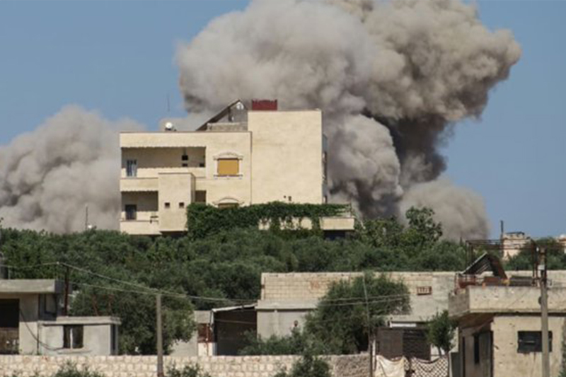 सीरियामा रुसी हवाई आक्रमण, १३ जनाको मृत्यु