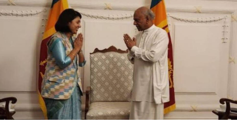 परराष्ट्रमन्त्री डा. विमला राई पौड्याल र श्रीलङ्काका प्रधानमन्त्रीबीच शिष्टाचार भेट