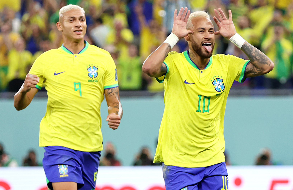पाँचपल्टको विश्व विजेता ब्राजिल फिफा विश्वकपको क्वाटरफाइनलमा