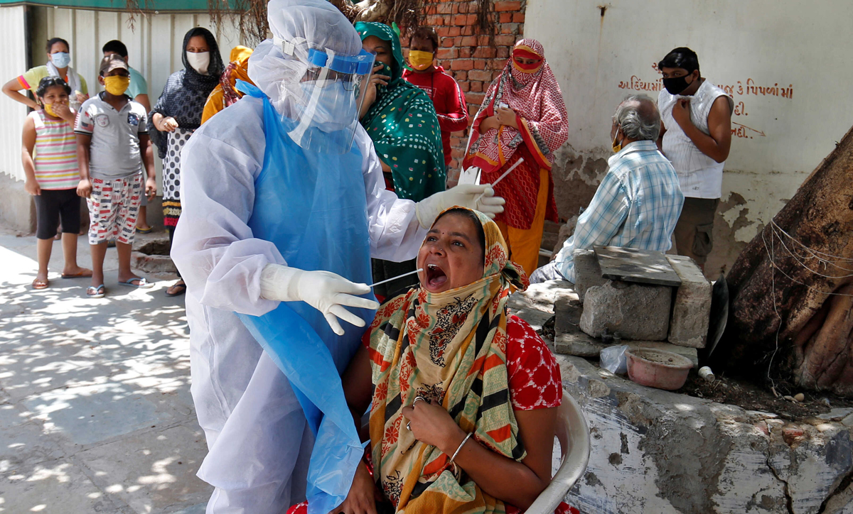 भारतमा दैनिक संक्रमितको संख्यामा फेरि वृद्धि