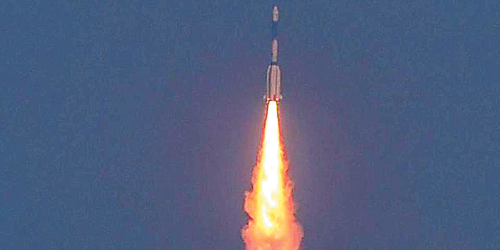 भू-उपग्रह खसाल्न भारत सफल