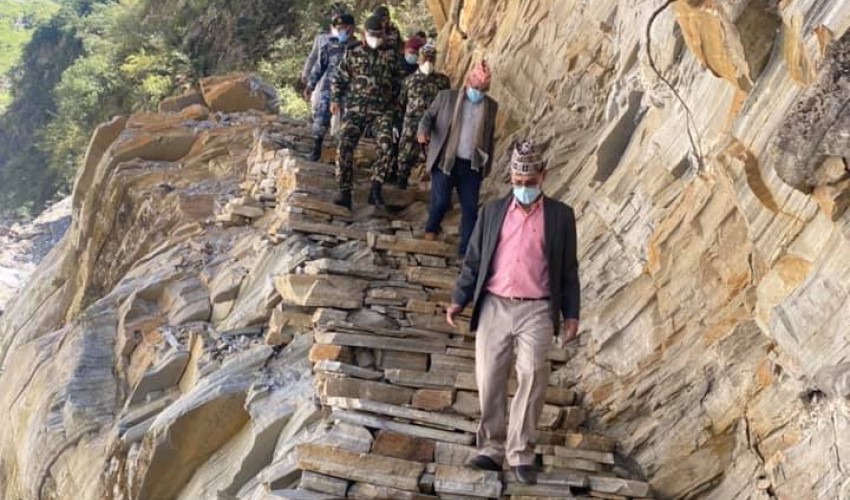 छाङरुबासीलार्ई विदेशी भूमि प्रयोग गर्नुपर्ने बाध्यता हट्यो : नेपाली सेना