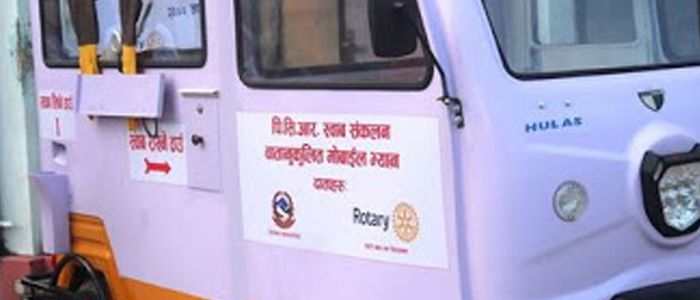 काठमाडौं महानगरपालिकाले सुरु गर्यो मोबाइल भ्यानबाट स्वाब संकलन कार्य