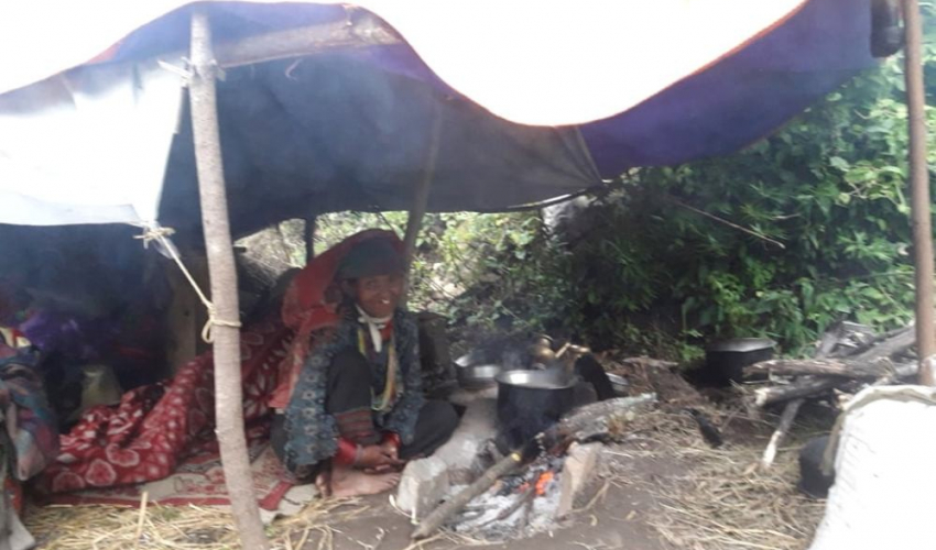 क्युडीमा ९४ परिवार पहिरोले विस्थापित