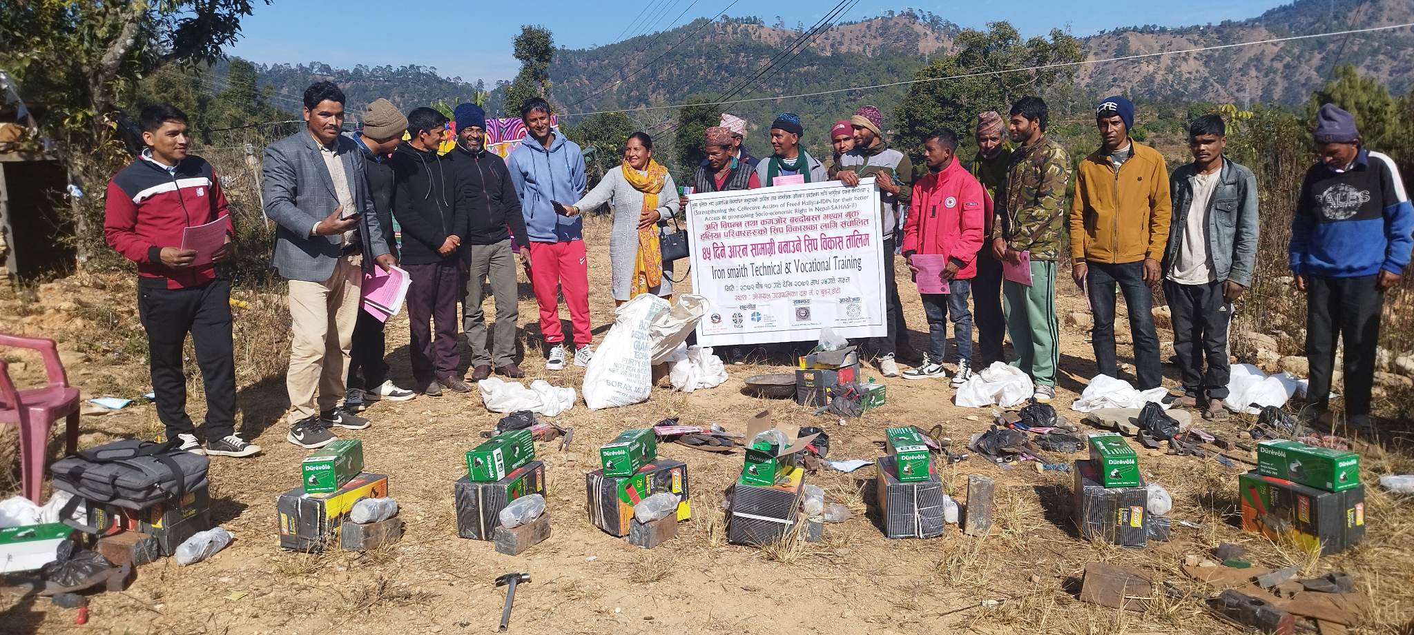 आरन सामाग्रि बनाउने सिप बिकास तालिम संचालन