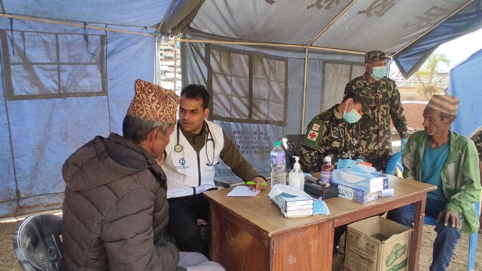 सेनाको निःशुल्क स्वास्थ्य शिविरबाट २ सय ४२ जना लाभान्वित