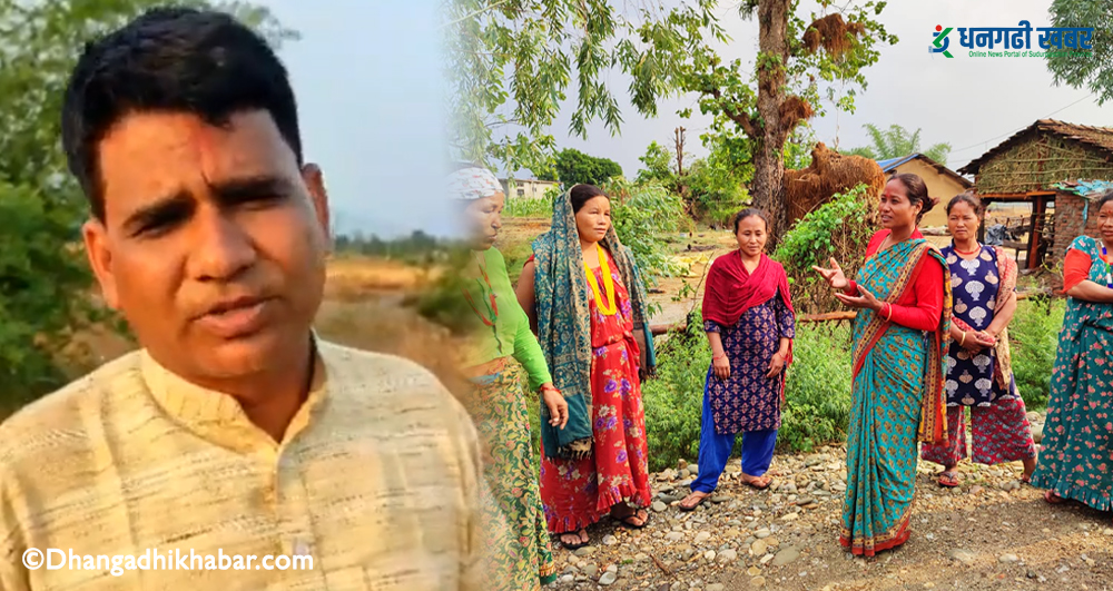 धनगढीमा एमाले उम्मेदवार नगर बासीको घरदैलोमा: भन्छन्, 'जनता सूर्यमा भोट दिन आतुर छन्'