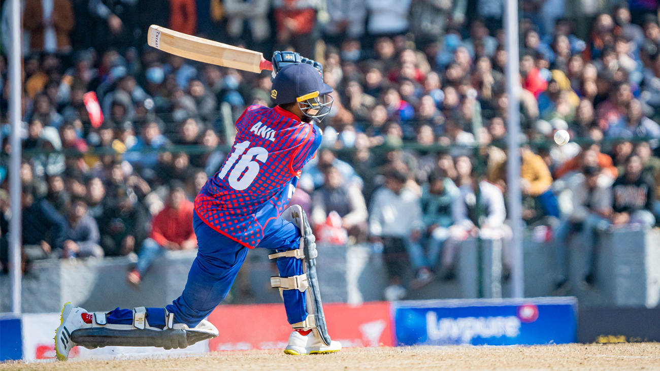 आईसीसी क्रिकेट विश्वकप : नेपाललाई दोस्रो झट्का, अनिल साह पेभिलियन फर्किए