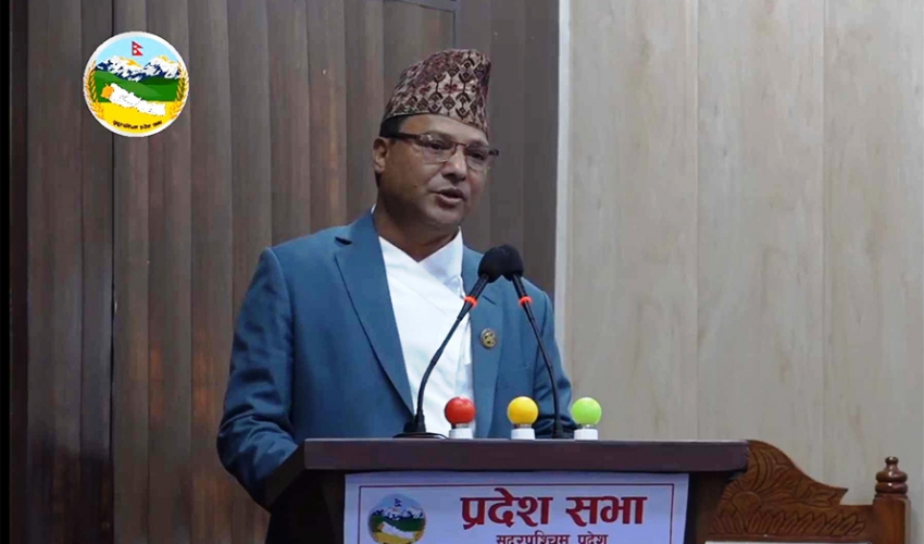 सुदूरपश्चिमका पूर्वमुख्यमन्त्री सोडारीको सांसद पद निलम्बनको पत्र पुग्यो प्रदेश सभामा