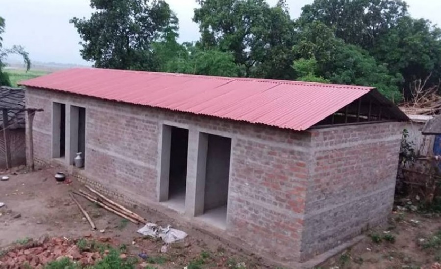 डोटीमा भूमिहीन बादी समुदायका घर निर्माण अन्तिम चरण