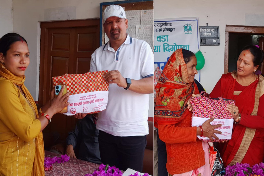 दशरथचन्द नगरपालिकामा स्वास्थ्य संस्थामा सुत्केरी हुनेलाई ‘उपमेयरको कोसेली’