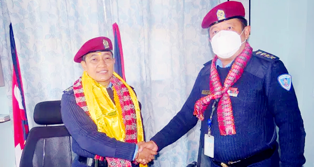 महानगरीय प्रहरी परिसर ललितपुर प्रमुखको जिम्मेवारी  वज्राचार्यलाई