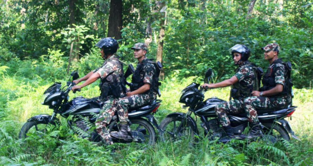 राष्ट्रिय निकुञ्जमा सेनाका हजारौँ गस्ती...