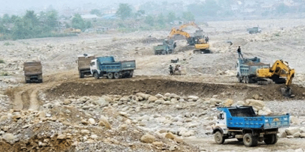भीमदत्त नगरपालिकाद्धारा नदीजन्य पदार्थ उत्खननमा प्रतिवन्ध