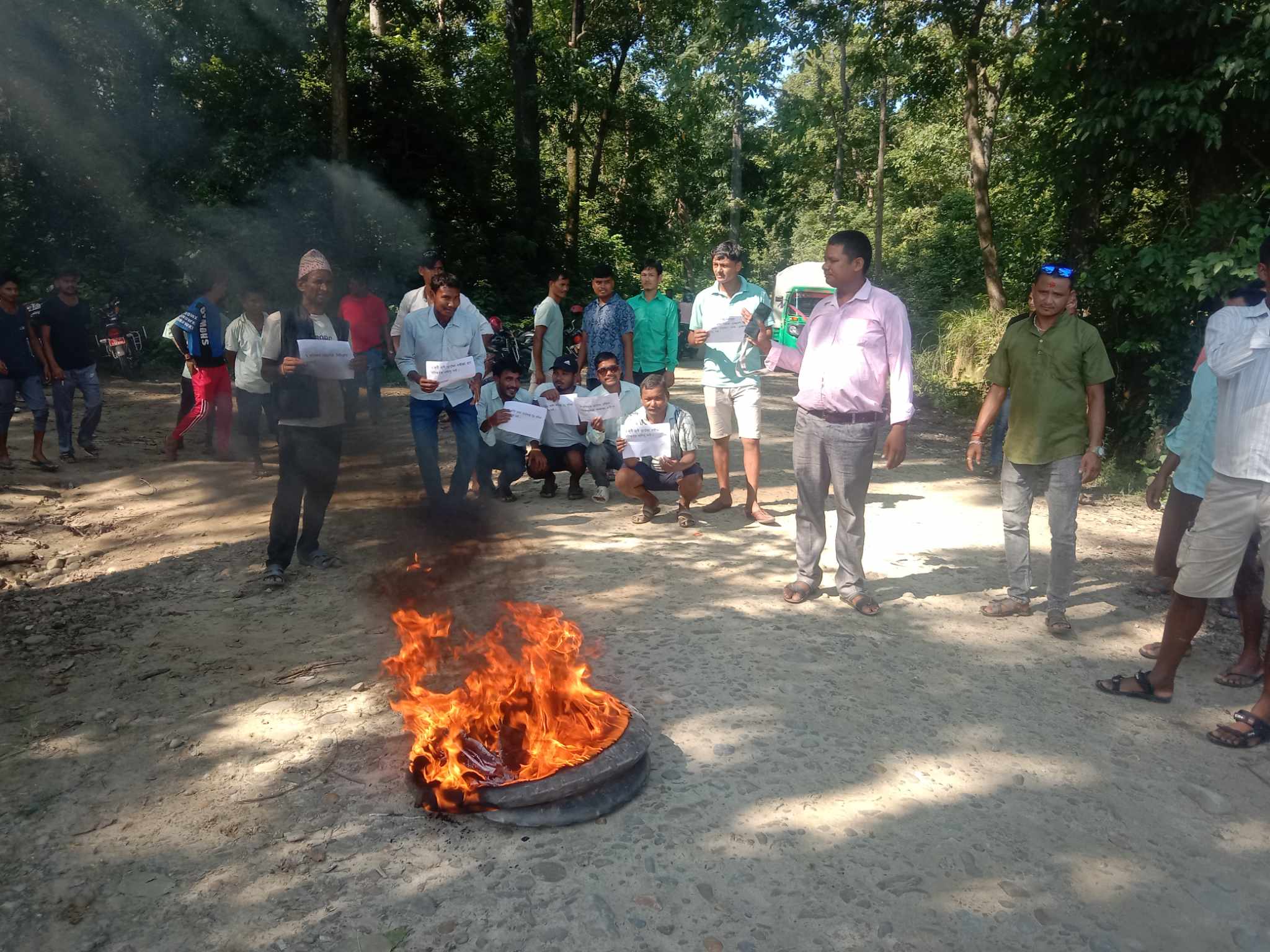 धनगढी उपमहानगरपालिका वडा नम्बर १७ का स्थानीय आन्दोलित
