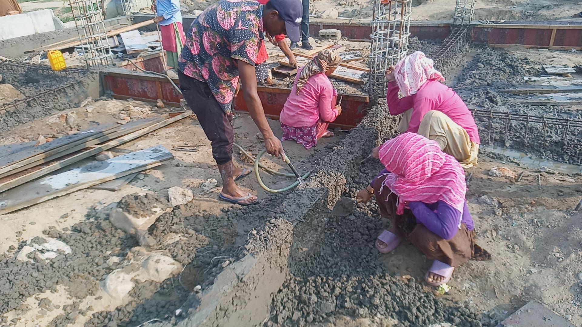 राष्ट्रिय मावि सुखडको भवन निर्माणमा चरम लापरबाही भएपछि भत्काइयो ढलान