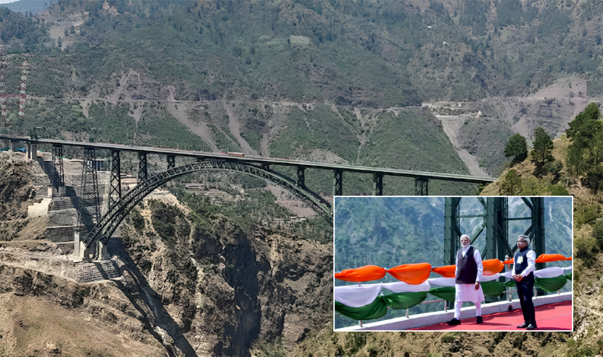 भारतले सञ्चालनमा ल्यायो जम्मु-कश्मीर जोड्ने विश्वकै अग्लो पुल