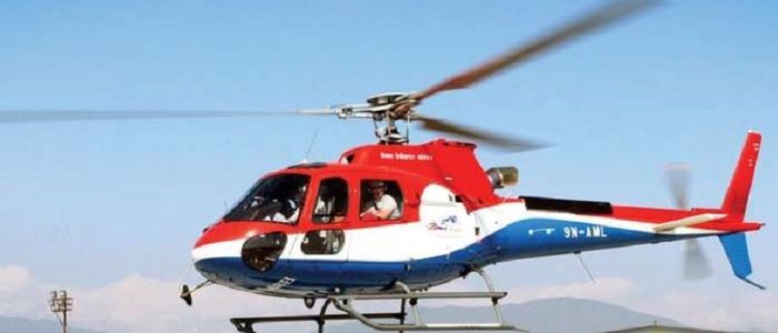 कैलाश एयरको हेलिकप्टर चरासँग ठोक्कियो, नुवाकोटमा आकस्मिक अवतरण