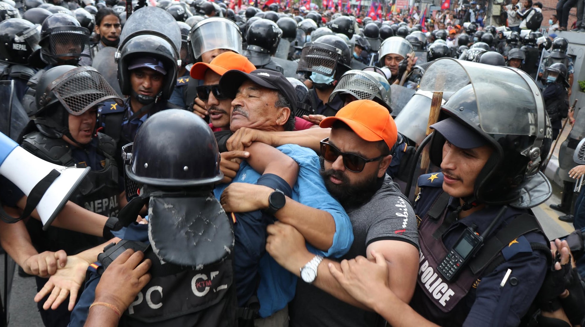 राजावादी प्रदर्शन : कमल थापा पक्राउ