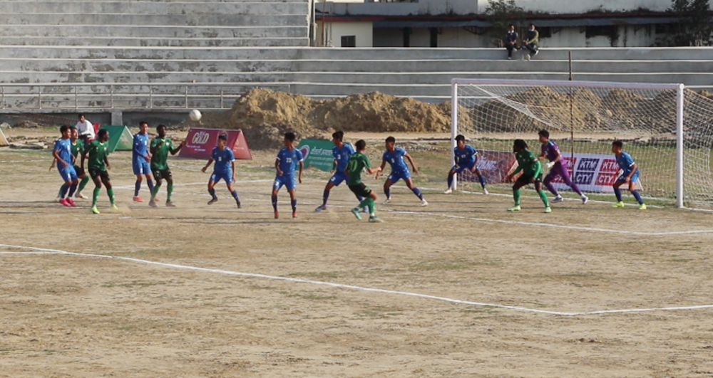 खप्तड गोल्डकपमा भैरहेको खेलमा आज फाइनल पुग्न मनाङ र शेर्पा भिड्दै