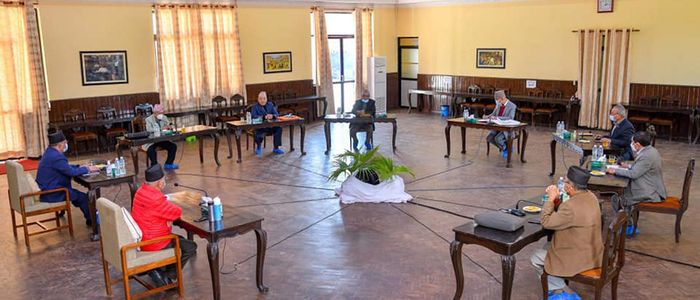 बालुवाटारमा नेकपा सचिवालय बैठक सुरु