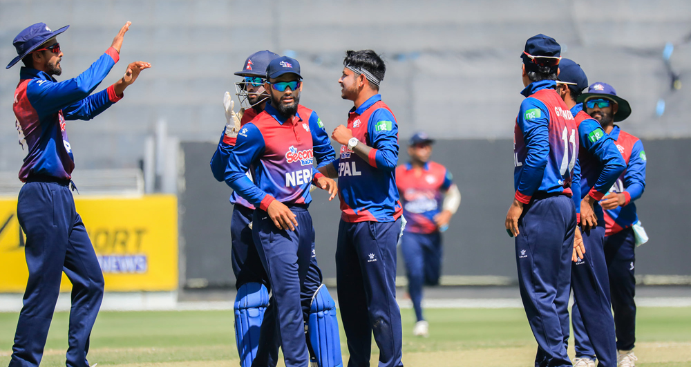 विश्व कप क्रिकेट लिग–२ : यूएईसँग नेपाल ९९ रनले पराजित