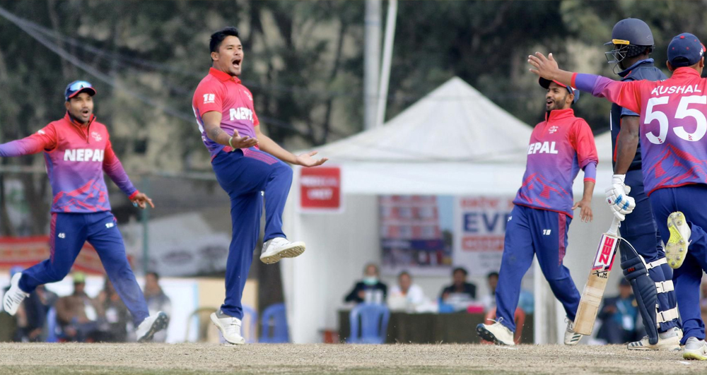 आईसीसी वर्ल्डकप लिग-२ : नेपालद्वारा ओमान ७ विकेटले पराजित