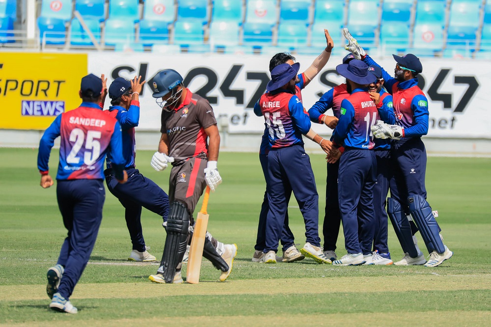 विश्व कप क्रिकेट लिग–२ : नेपाल यूएईसँग ४८ रनले पराजित
