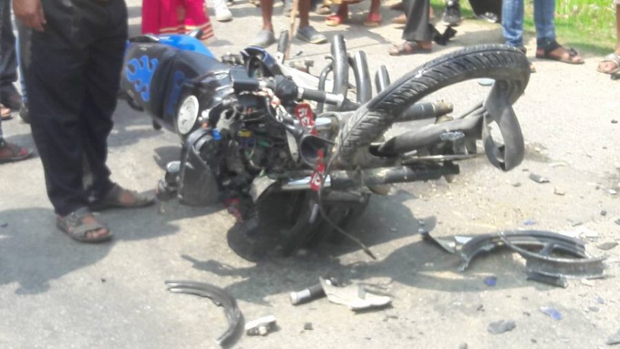 कञ्चनपुरमा मोटरसाइकल दुर्घटना, १ जनाको मृत्यु