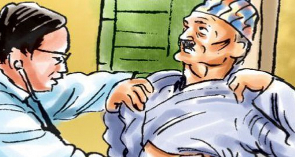 टीकापुरका ज्येष्ठ नागरिक र अपाङ्गता भएकालाई घरमै स्वास्थ्य सेवा