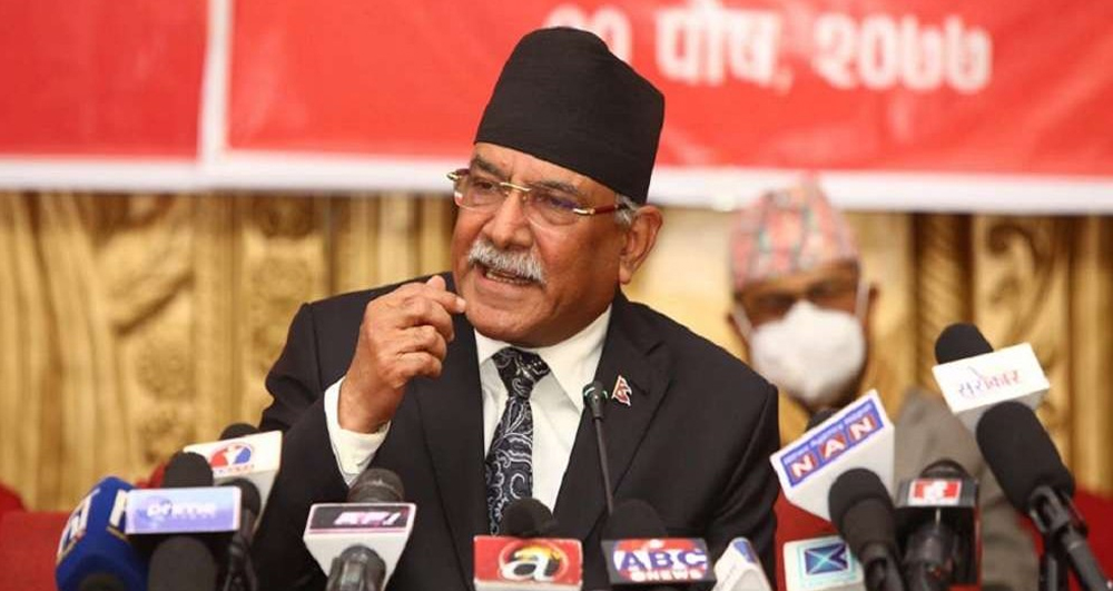 मैले एमसीसीको समर्थन गरेको छैन, दशथरी नारा नलगाऔँ मात्रै भनेको हुँ: प्रचण्ड