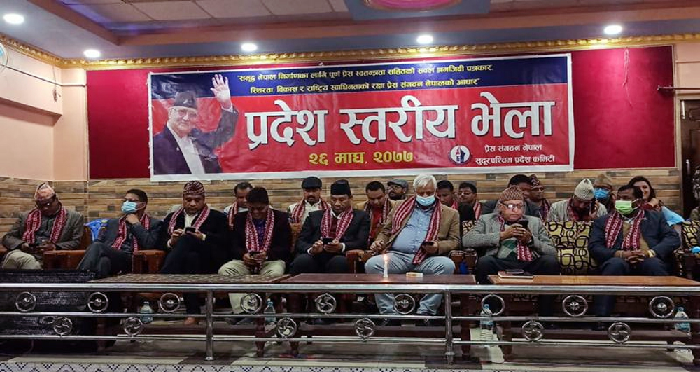 धनगढीमा प्रेस सङ्गठनको प्रदेश भेला