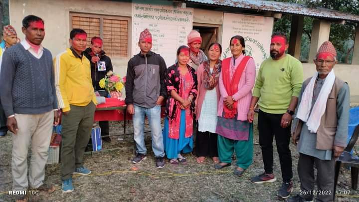 राम जानकी सामुदायिक बनको नयाँ कार्यसमिति चयन