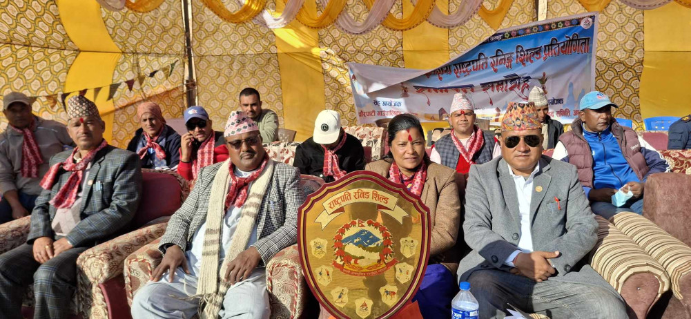 अछाममा राष्ट्रपति रनिङ सिल्डको उपाधि मंगलेन नगरपालिकालाई
