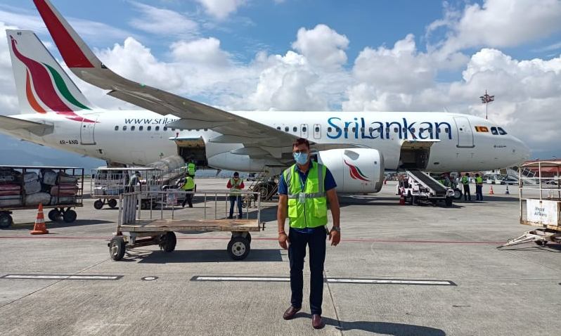 श्रीलङ्कन एअरलाइन्सको पहिलो नेपाल उडान, एक सय ४९ यात्रु बोकेर फर्कियो