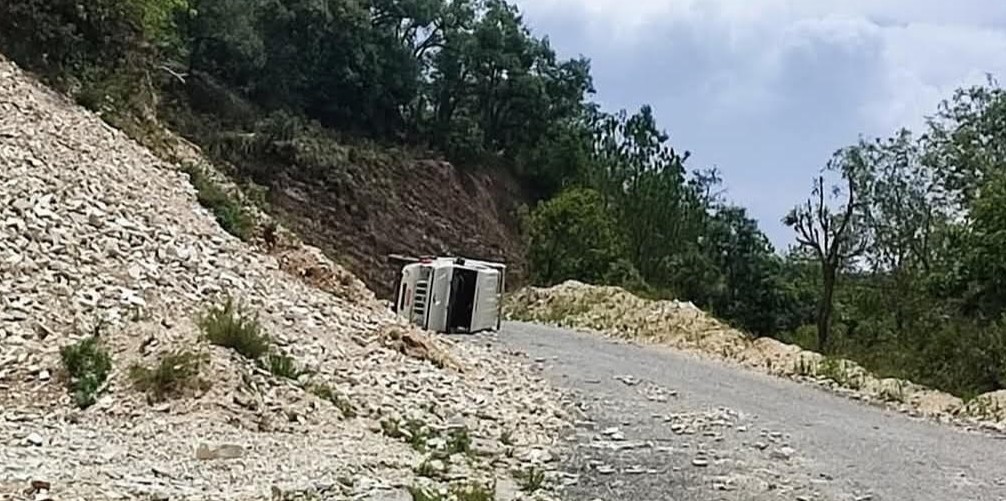 डोटीमा ब्रेक फेल भएर जीप दुर्घटना हुँदा ९ जना घाइते